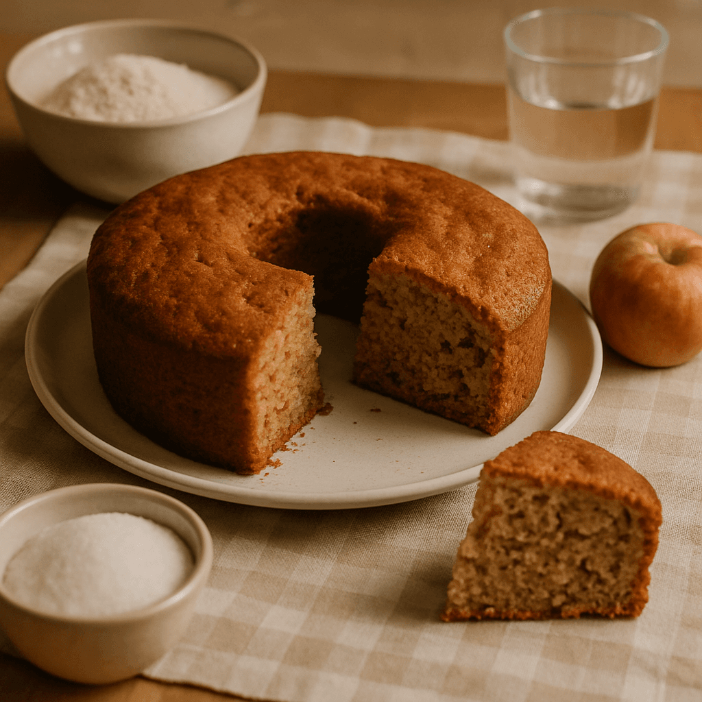 Bolo de Maçã e Canela