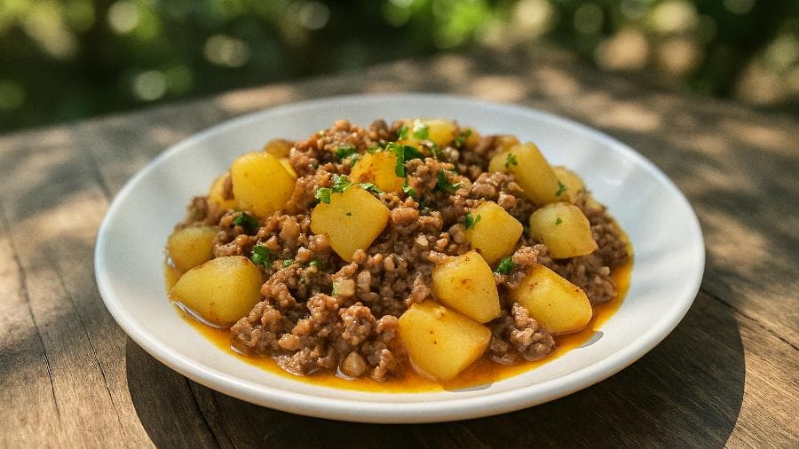 Carne Moída com Batatas do Zé