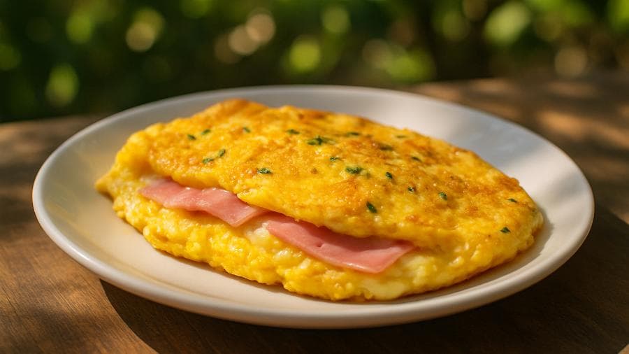 Omelete com Presunto da Terezinha
