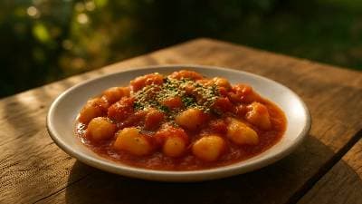 Nhoque da Vina com Molho de Tomate Caseiro