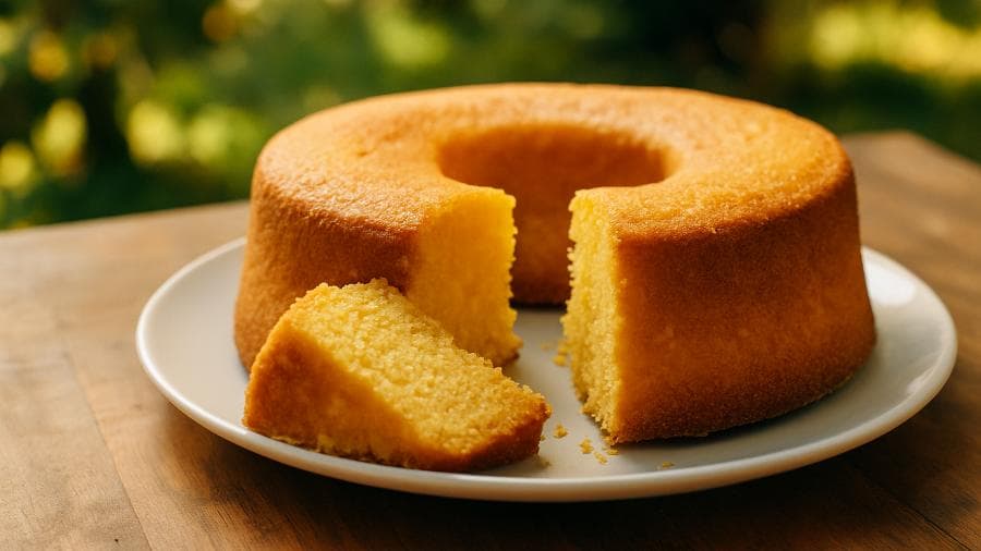 Bolo de Fubá da Dona Maria
