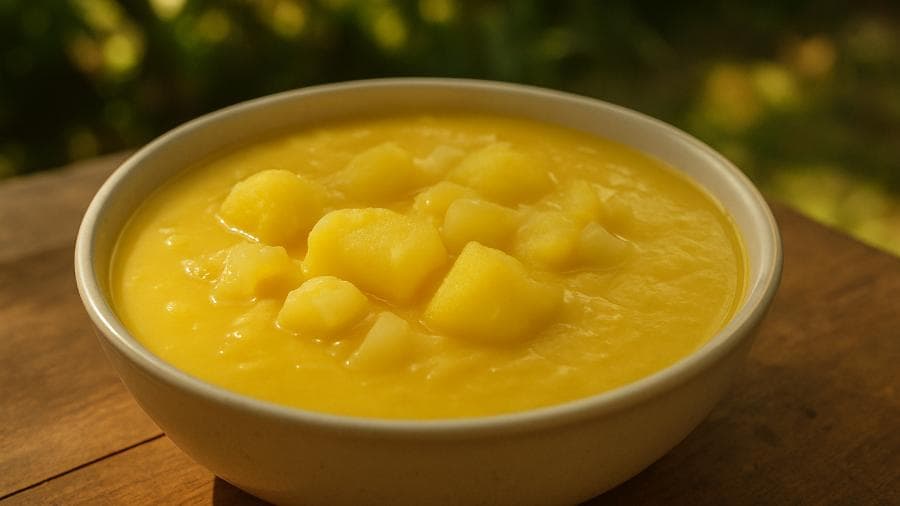 Sopa de Mandioquira da Tia Joana