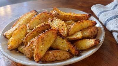 Batatas Rústicas Fritas na Air Fryer
