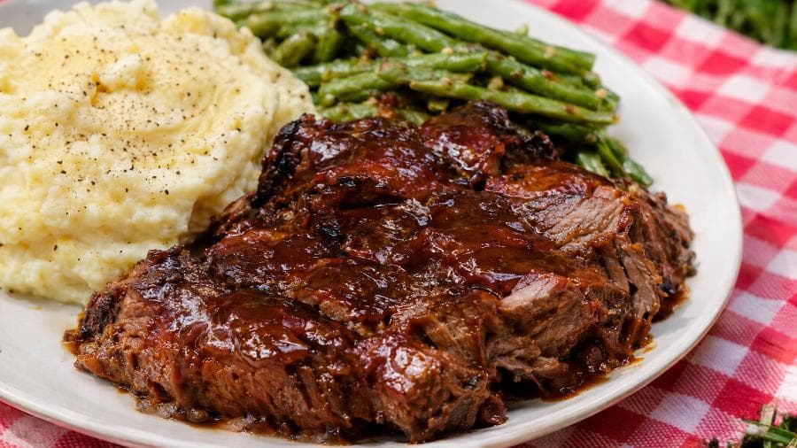 Carne de Serenidade ao Molho Barbecue