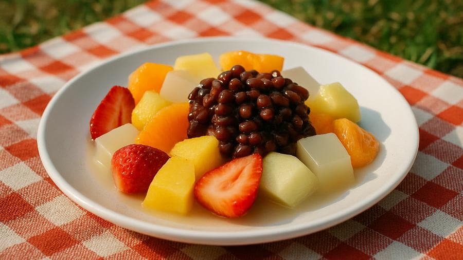 Anmitsu da Mãe Tereza: Sobremesa Gelada de Frutas com Toque Japonês