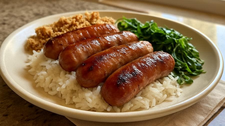 Linguiça caseira artesanal