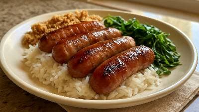 Linguiça caseira artesanal
