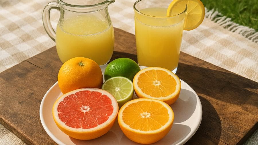 Fruta Cítrica Caseira
